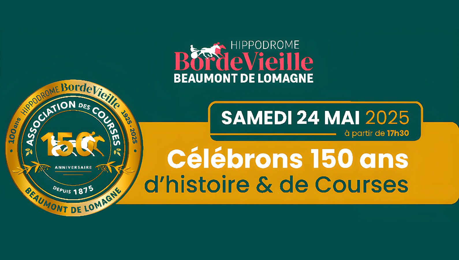 Célébrons 150 ans d'histoire et de courses